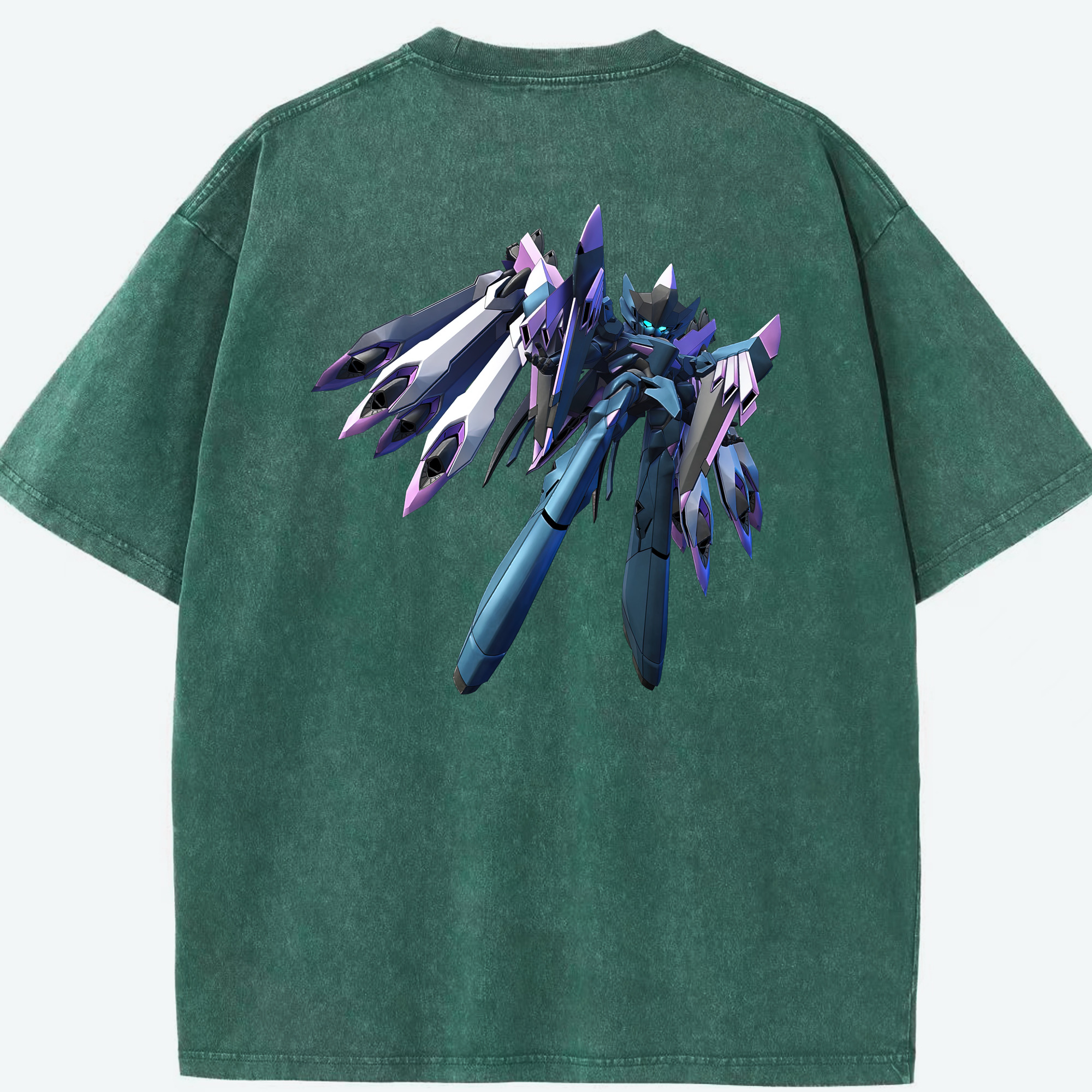 （画像用） 機動戦士ガンダム Mobile Suit Gundam 綿100% ヴィンテージ風 半袖Tシャツ（背面プリント）